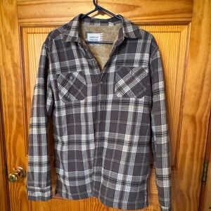 American Threads Brown Plaid Jacket